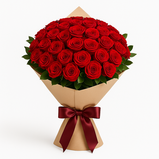 Ramo Imperial de Rosas Rojas