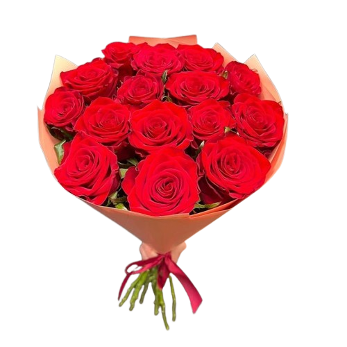 Clásico Amor – Ramo con 12 Rosas Rojas, Un Regalo de Pura Pasión